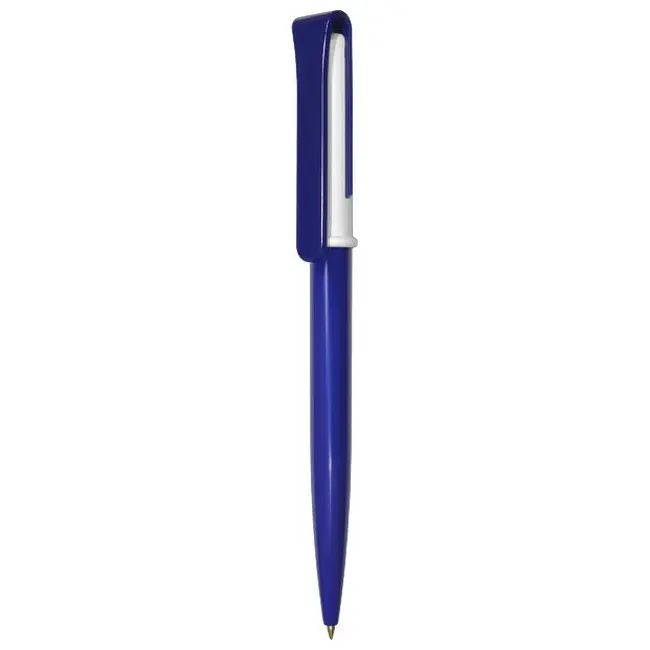 Ручка Uson пластикова з поворотним механізмом Синий Белый 3911-26