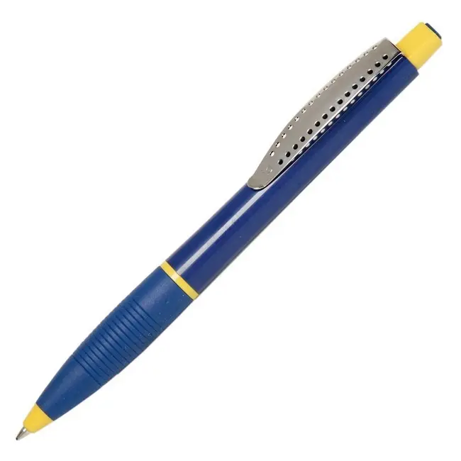 Ручка 'Club' пластикова Желтый Синий Серебристый 1023-01