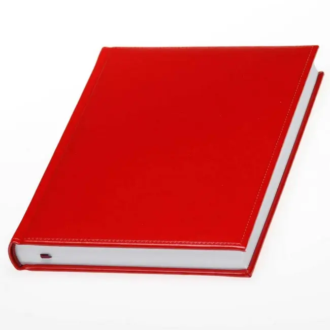 Щоденник діловий недатований білий блок A5 Красный 1313-06