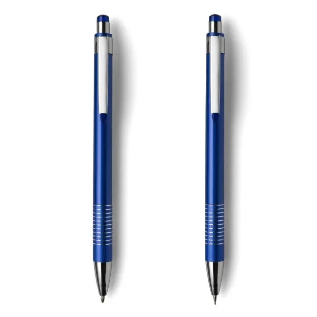 Набір - кулькова ручка і олівець Синий Серебристый 6431-04
