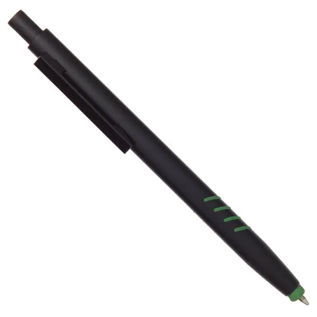 Ручка стилус металлическая Черный Зеленый 13068-01
