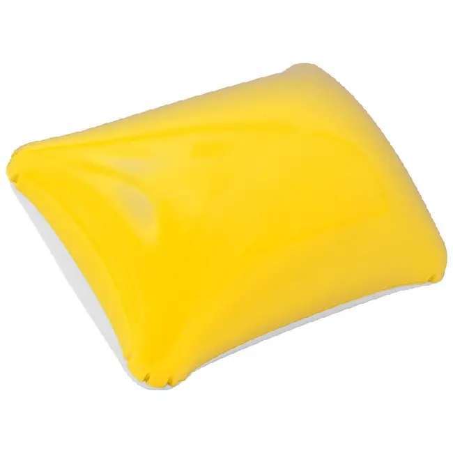 Подушка пляжна надувна двоколірна Желтый Белый 4921-03