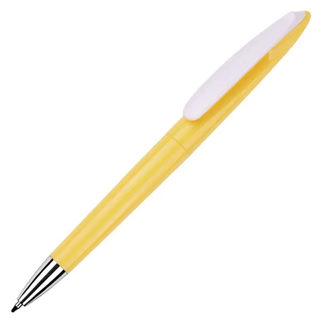 Ручка пластиковая Geneva Белый Желтый Серебристый 6872-01