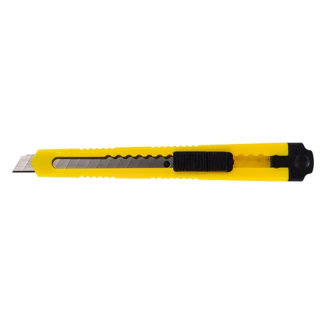 Нож канцелярский 9 мм Желтый Черный 7688-03