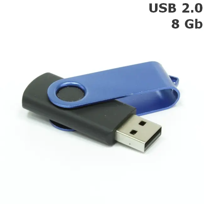 Флешка 'Twister' 8 Gb USB 2.0 Черный Синий 3673-77