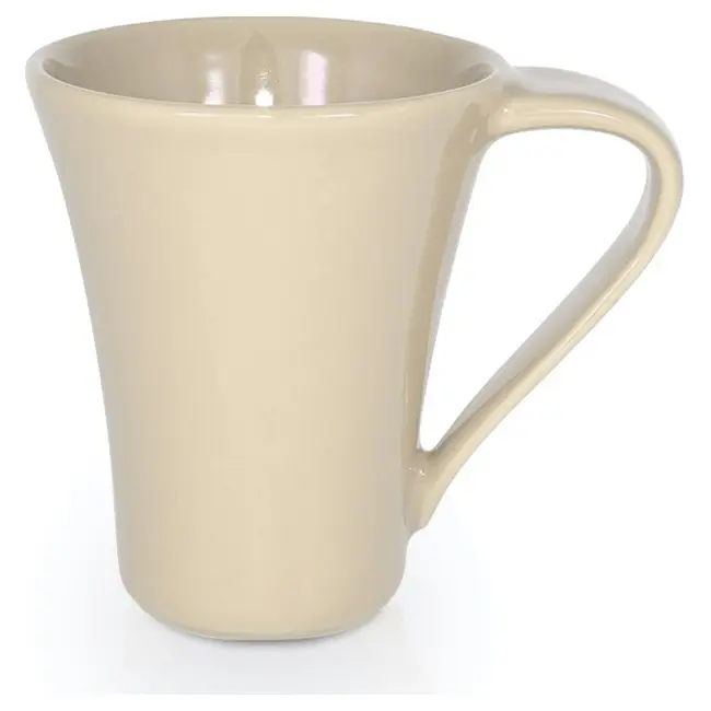Чашка керамічна Flores 250 мл Бежевый 1758-15