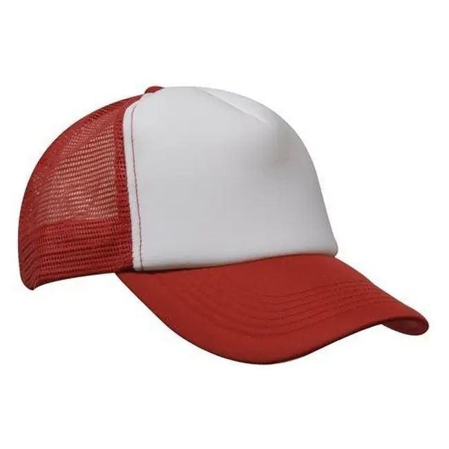 Кепка 'HeadWear' 'Truckers Mesh Cap' Red-White Красный Белый 6944-08