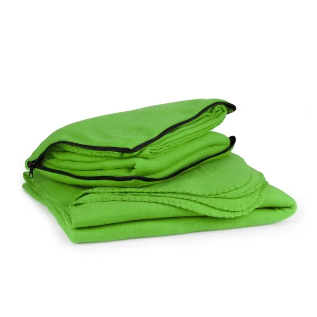 Плед-подушка з флісу 1800х1200 мм Зеленый 7345-04