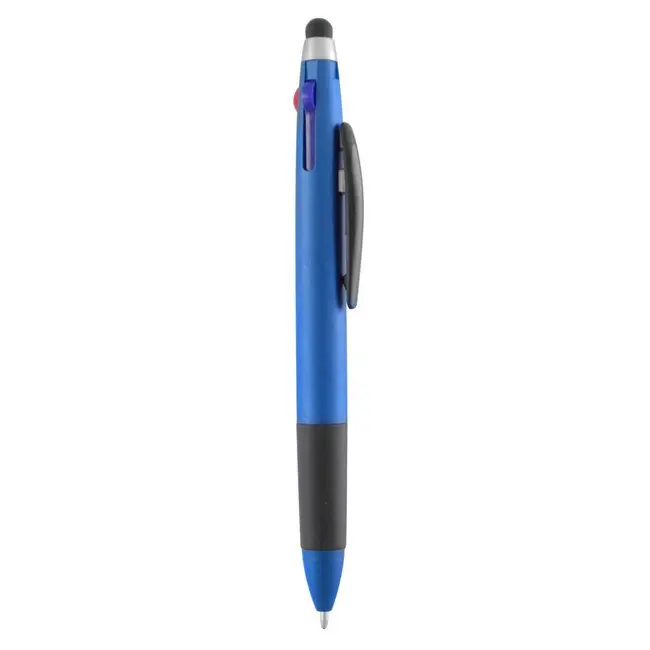 Ручка стилус триколірна Черный Синий 3827-02