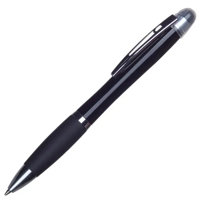 Ручка стилус пластикова Серебристый Черный 13059-04