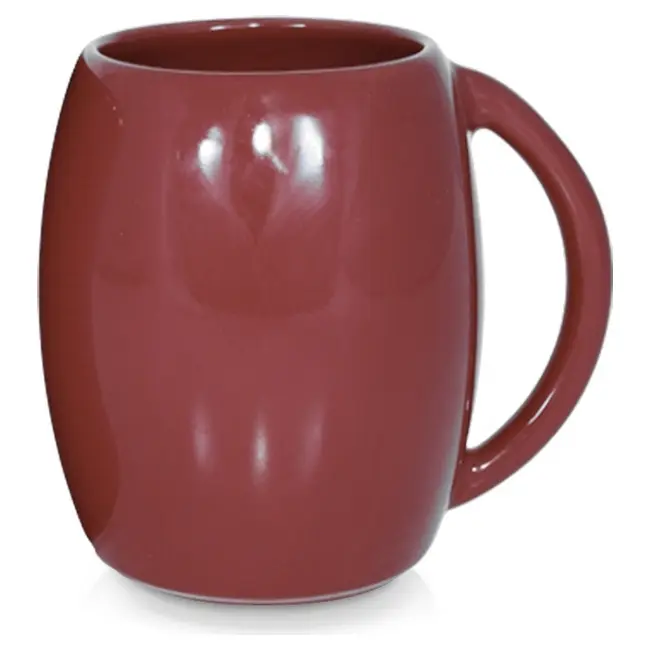 Чашка керамическая Paso 400 мл Бордовый 1798-02
