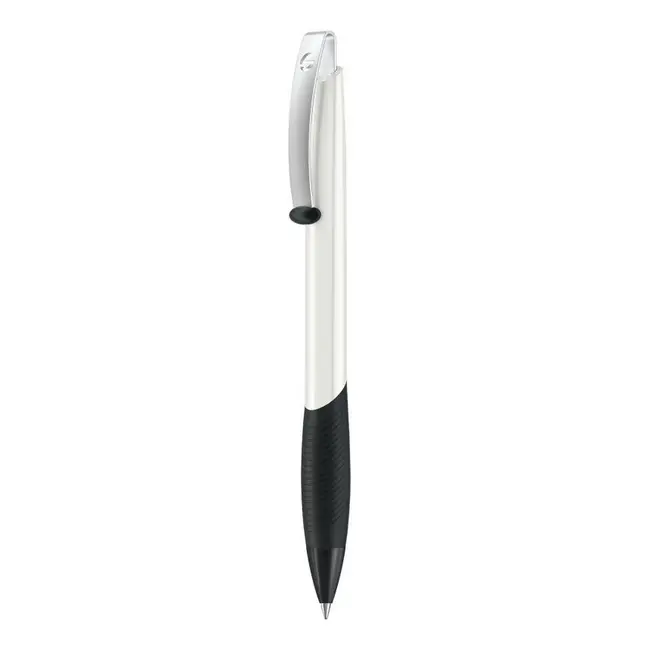 Ручка пластиковая 'Senator' 'Matrix Polished' Черный Белый Серебристый 8379-01