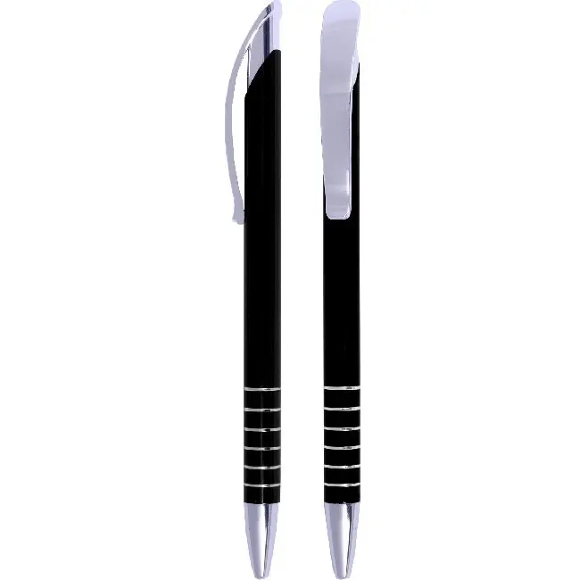 Ручка шариковая металлическая черный Серебристый Черный 5243-02