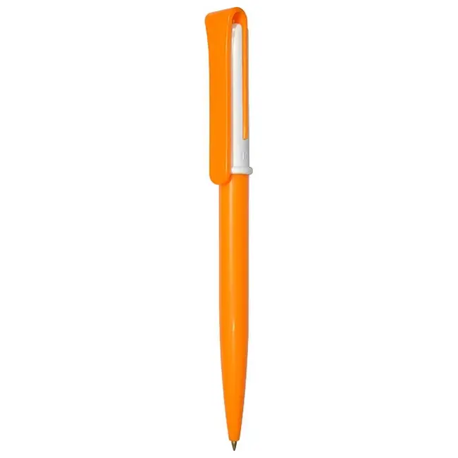Ручка Uson пластикова з поворотним механізмом Белый Оранжевый 3911-23