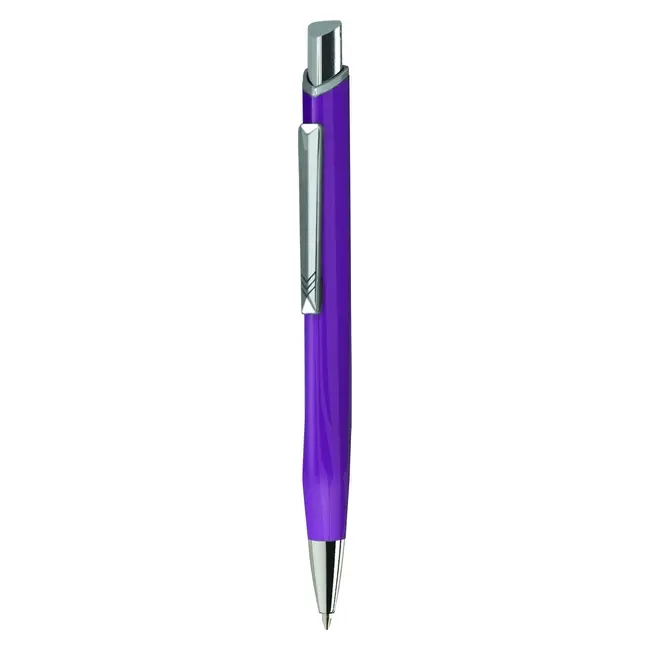 Ручка металлическая 'VIVA PENS' 'KOBI' Серебристый Фиолетовый 8628-07