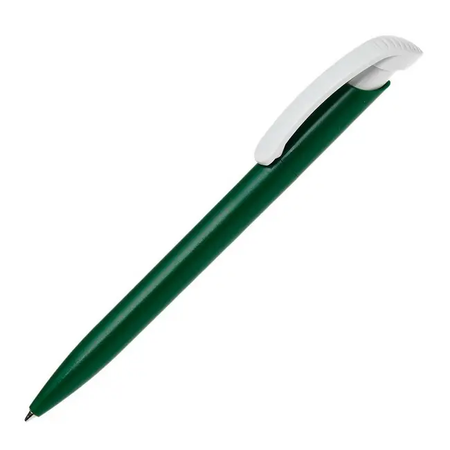 Ручка 'Clear' пластикова Белый Зеленый 1008-06