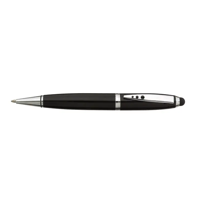 Ручка стилус металлическая Черный Серебристый 3168-02