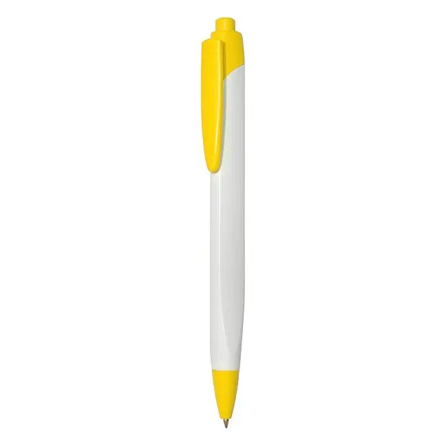 Ручка Uson пластикова Белый Желтый 3926-01