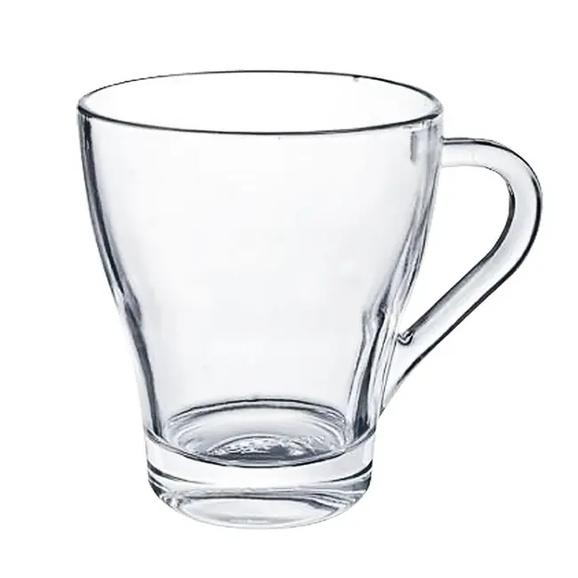 Чашка скляна глянцева Прозрачный 1343-01