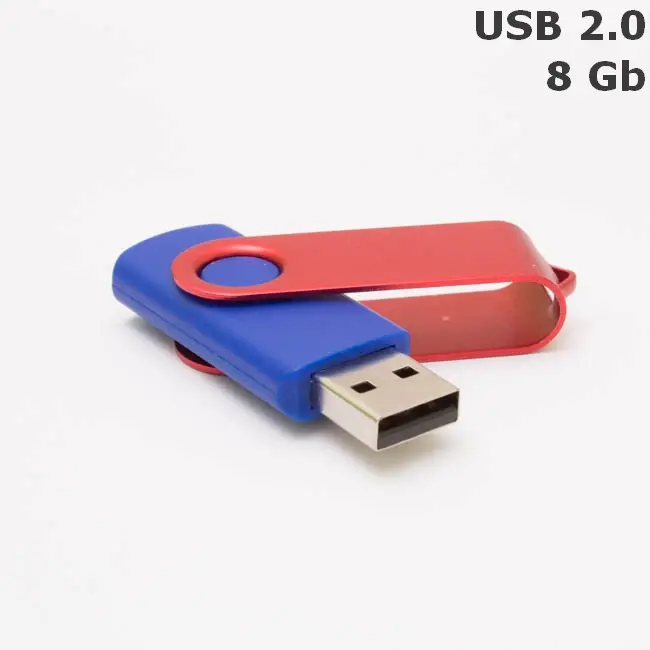 Флешка 'Twister' 8 Gb USB 2.0 Синий Красный 3673-124