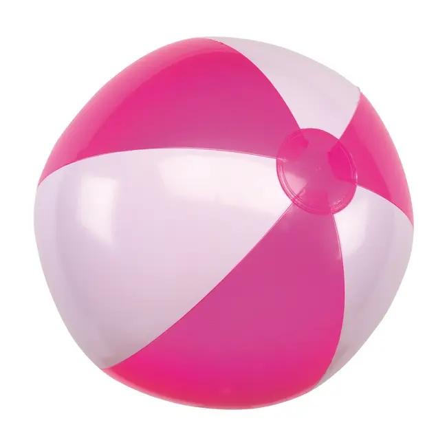 М'яч пляжний надувний Розовый Белый 2513-06