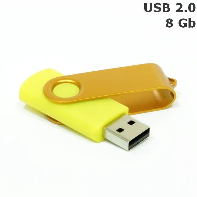 Флешка 'Twister' 8 Gb USB 2.0 Золотистый Желтый 3673-03