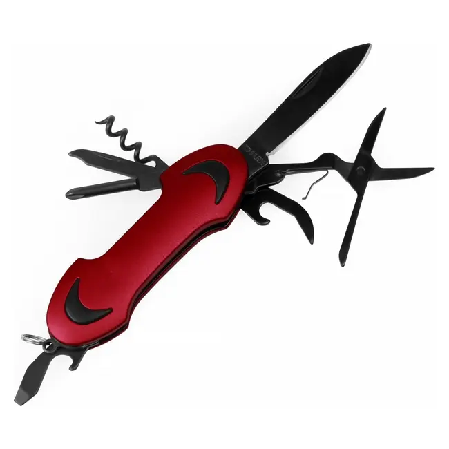 Нож складной Красный Черный 15122-01