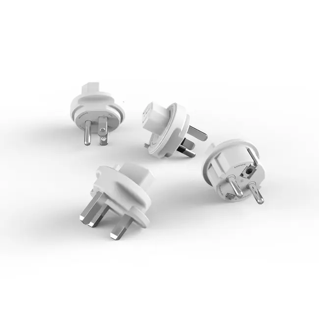 Набор из 4 штекеров 'Allocacoc' 'Travel plugs 4x' для PowerCube ReWirable Белый 1545-01