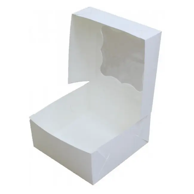 Коробка картонная Самосборная 130х130х60 мм белая Белый 13853-02