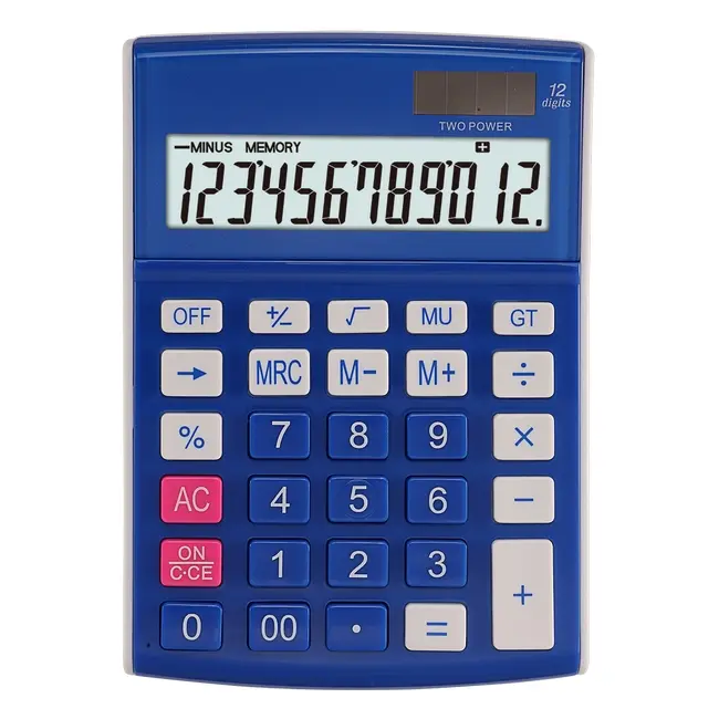Калькулятор водонепроницаемый Синий 6378-02