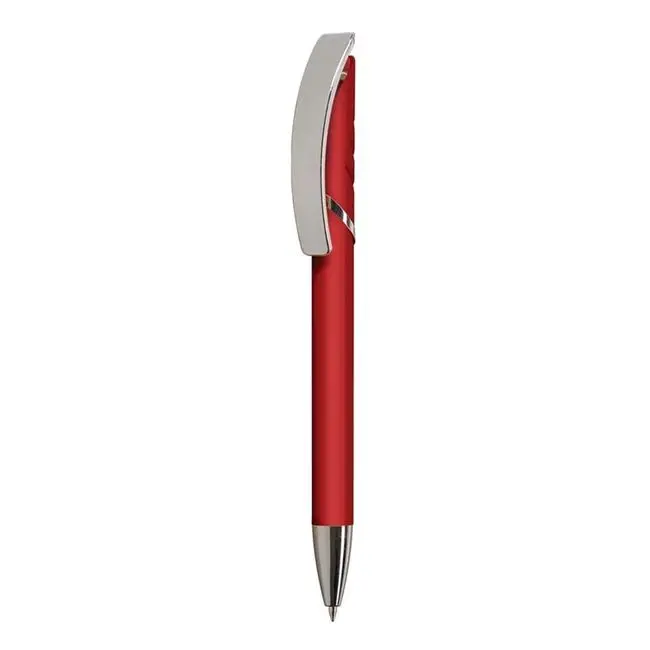 Ручка пластиковая Серебристый Красный 5663-03