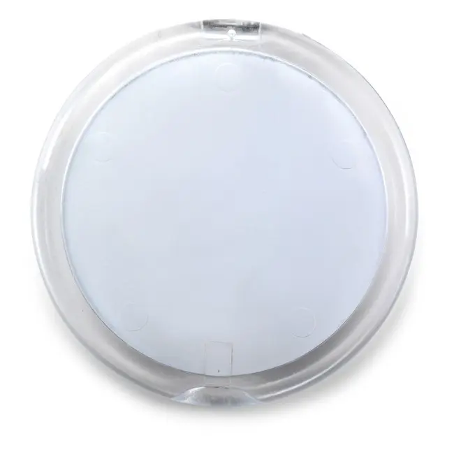 Дзеркальце подвійне кругле Белый Прозрачный 6545-01