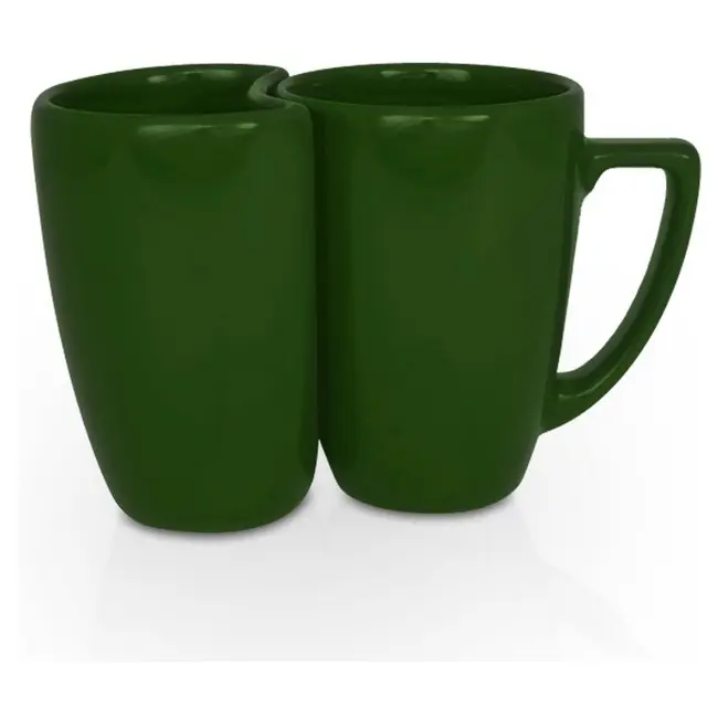 Набір з двох чашок Eden Plus керамічний 330 / 250 мл Зеленый 1802-16