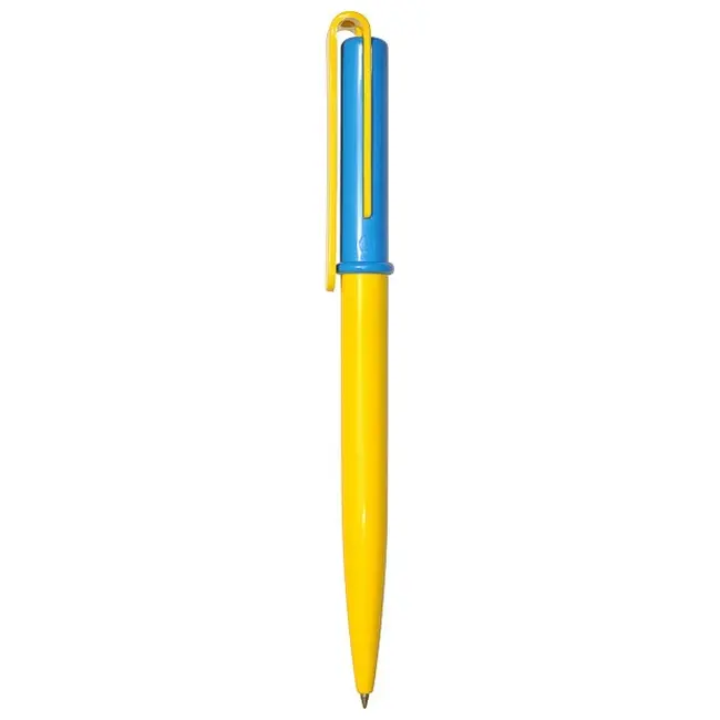 Ручка 'Uson' пластикова Голубой Желтый 3911-63