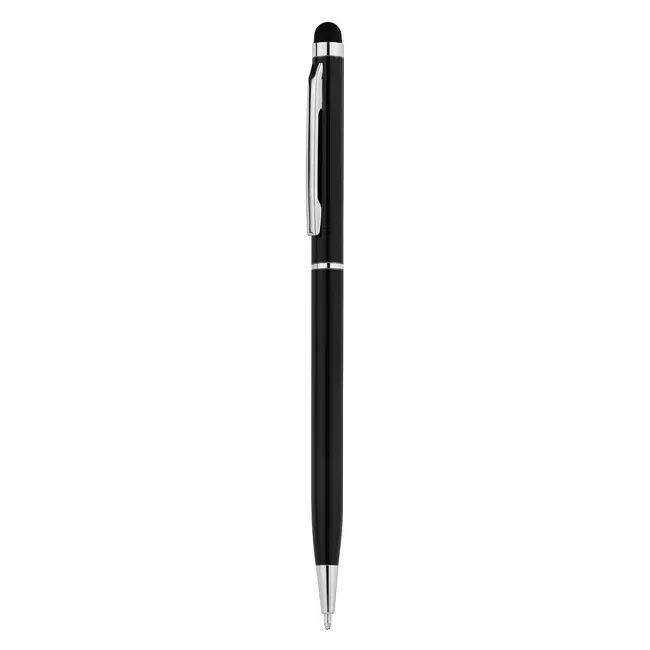 Ручка стилус металлическая шариковая Серебристый Черный 11906-01