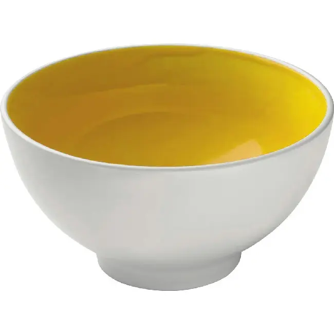 Миска керамическая 0,5 л Белый Желтый 5151-04