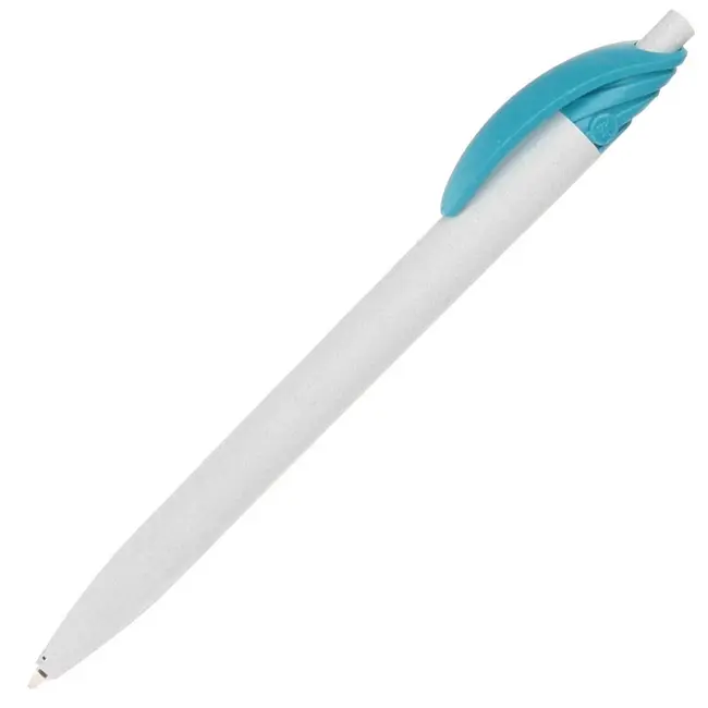 Ручка ЭКО пластиковая 'Lecce Pen' 'Re-Pen Push' Голубой Белый 13066-04