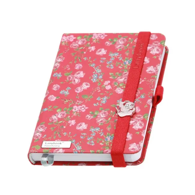 Записна книжка A5 'LanyBook' в клітинку білий блок Красный 6212-01