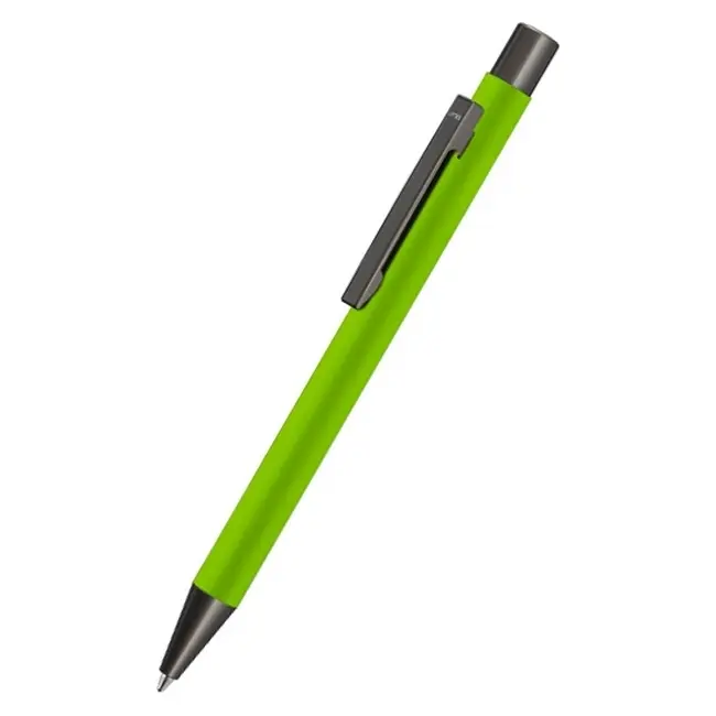Ручка металлическая Серебристый Зеленый 12413-12