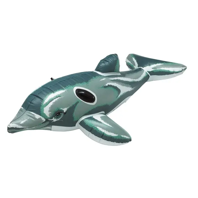 Дельфин надувной Зеленый Черный Серый 2516-01