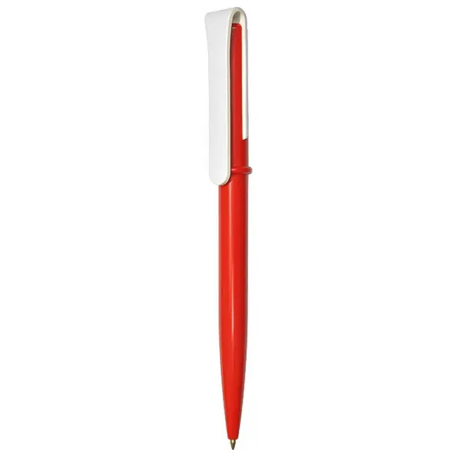 Ручка Uson пластикова з поворотним механізмом Белый Красный 3911-21