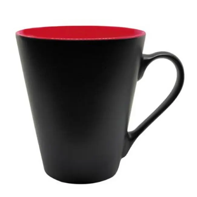 Чашка керамическая матовая 330мл Красный 14028-03