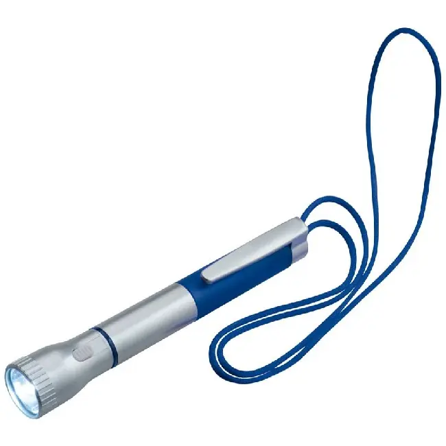 Ліхтарик c ручкою на шнурку Синий Серебристый 4978-03