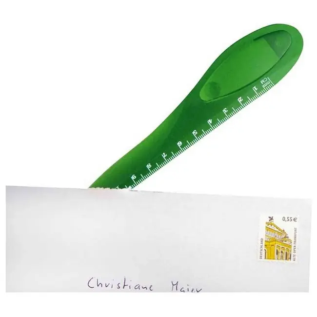 Линейка нож для вскрытия конвертов Зеленый 3710-04