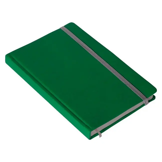 Блокнот A5 кремовый блок в клетку 224 стр Зеленый Серый 14358-03
