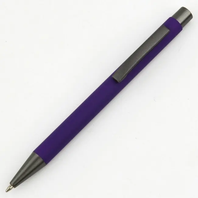 Ручка металева Серый Фиолетовый 12430-13