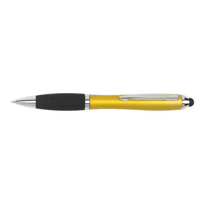 Ручка стилус пластикова Серебристый Желтый Черный 2789-07