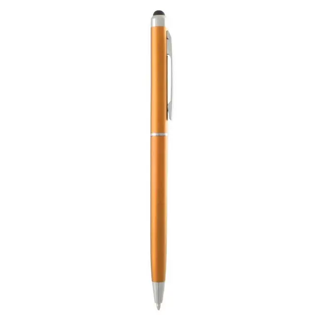 Ручка стилус пластиковая Оранжевый Серебристый 3825-05