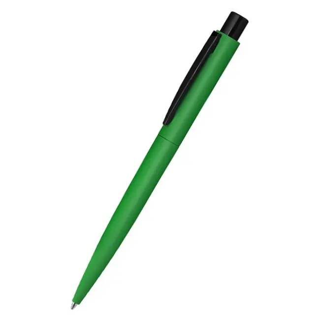 Ручка металева soft-touch Темно-зеленый Черный 12415-03