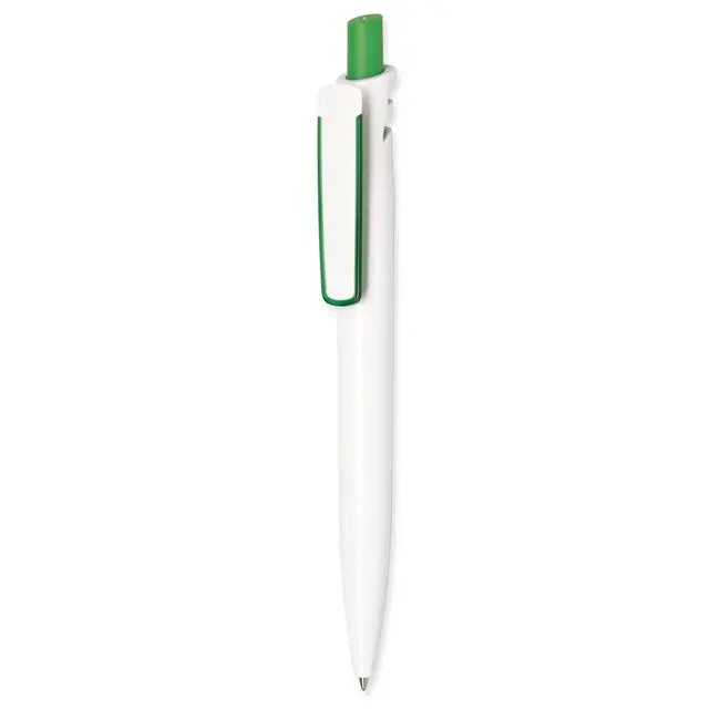 Ручка пластиковая Белый Зеленый 5614-04